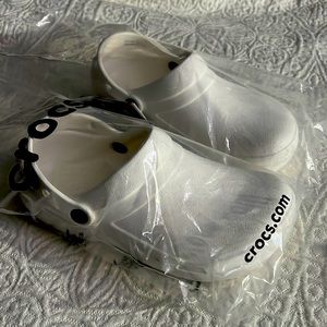 White Specialist II Crocs